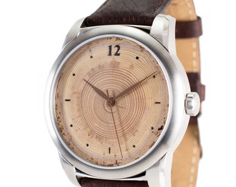Uhr aus Baumringen, Geschenk zum 20.Hochzeitstag, Geschenk zum 20.Jahrestag für Eltern, Geschenk zum Geburtstag, 20.Jahrestag Geschenk