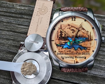 Herren Urne Uhr Erinnerungsgeschenk für Asche Halter Sympathie Andenken