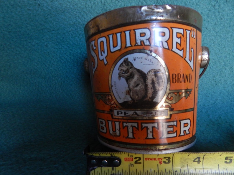 Squirrel Peanut Butter Tin | Etsy