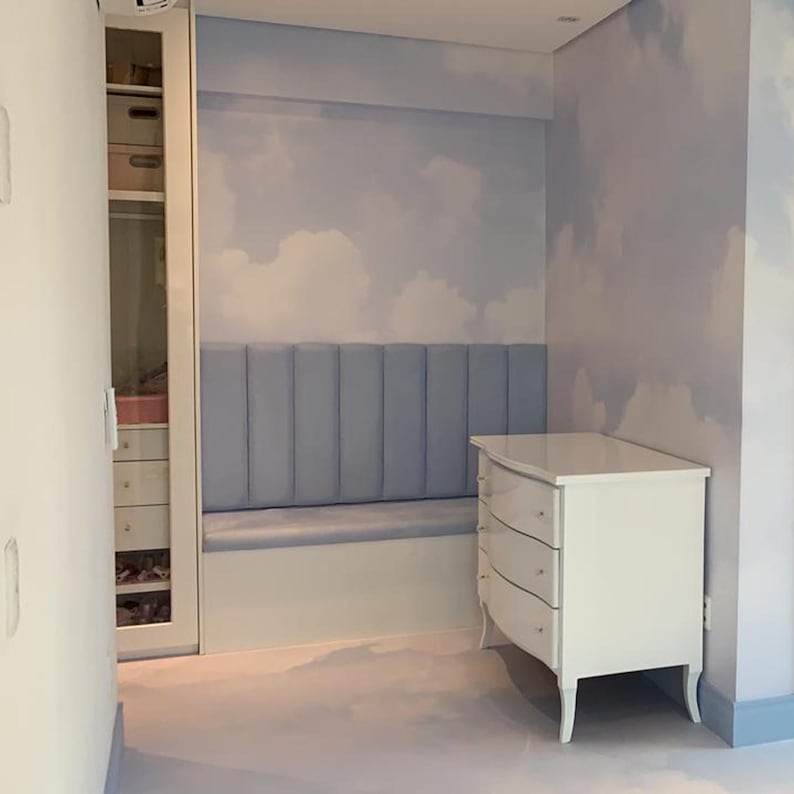 Clouds Sky Wallpaper Custom Size Blue Sky Wall Art Ceiling Mural Nursery Decor Removable Peel and Stick Kids Baby Sky Print Decor DREAMY SKY, Blue Sky Nursery, Sky Clouds Wallpaper, Serene Wallpaper, Tranquil Wallpaper, Nursery Wallpaper, Baby Girl Decor, Baby Boy Decor, Cloudy Decor, Dreamy Wall art