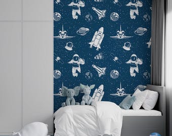 Apollo 11 Weltraum Wandbild: Galaxy Wallpaper abziehen und aufkleben