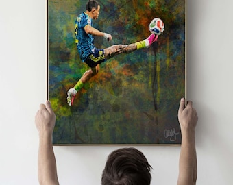 Dani Munoz Colombia Football Poster, World Cup 2026 Soccer Print, Goal (Digital Download)