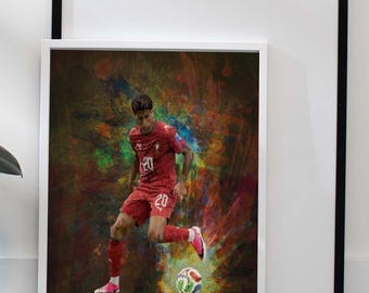 Joao Cancelo Portugal Football Poster, World Cup 2026 Print (Digital Download)