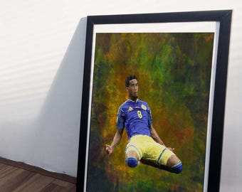 Livano Comenencia Curacao Football Poster, World Cup 2026 Soccer Print (Digital Download)
