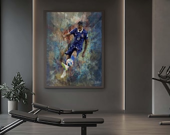Michael Olise France Football Poster, World Cup 2026 Soccer Print (Digital Download)