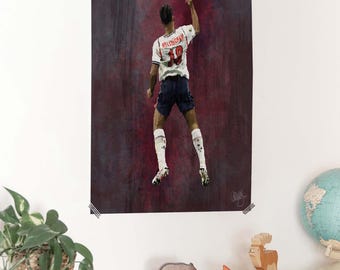 Jude Bellingham England Football Poster, World Cup 2026 Soccer Print (Digital Download)