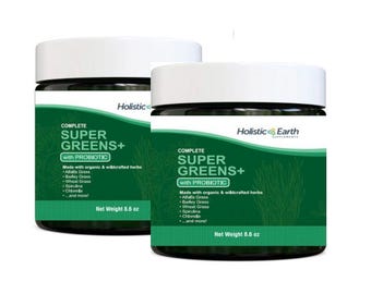 BOGO! Complete Super Greens+ with Probiotic and Natural Mint Flavoring