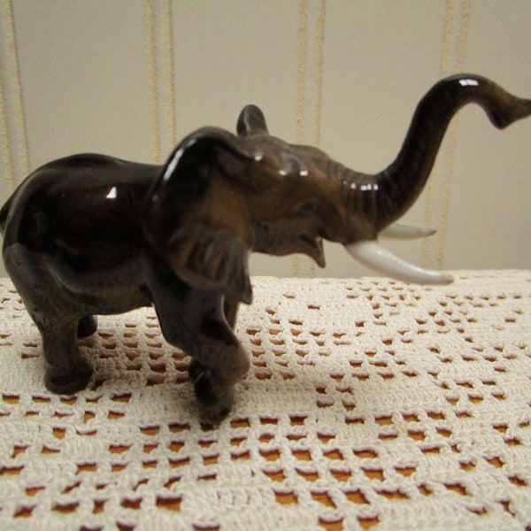 Retired Hagen Renaker Trunk Up Elephant #263