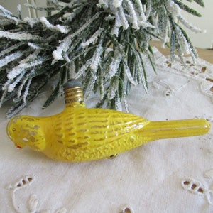 C6 Glass Bulbs, Yellow Parakeet Collectible Christmas Ornaments/Light bulb