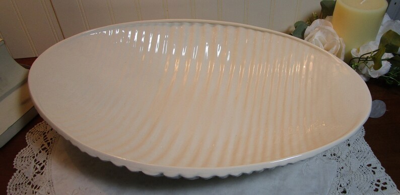 Newell Stevens California Pottery Large Serving Bowl Hand Made by Newell Stevens