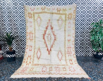 Antique Moroccan Rug, Wool Rugs, Berber Vintage Rug, Genuine Wool Rug, Handmade Morocco Rugs, Moroccan Rug Vintage, Home Decor Rug