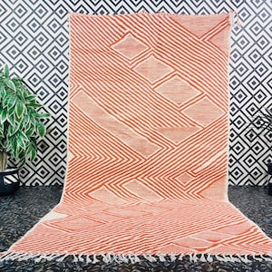 Moroccan Handwoven Kilim , New Wool Flatweave Rug , Boho Home Accent For Modern Interiors , Kilim Flat Rug