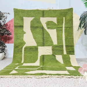 Handmade Beni Ourain Rug: Custom Moroccan Wool Rug