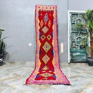 vintage moroccan runner rug - hallway runner rug moroccan - berber runner rug - Vintage Morocco Runner