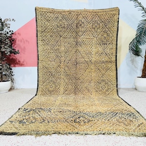Authentic Moroccan Rug, Vintage Boujaad Rug, Moroccan Area Rug, Tribal Berber Rug, Traditional Large Rug, Vintage Morocco Rug 6.2ft x 11.5ft