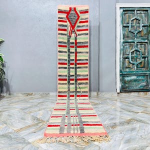 vintage moroccan runner rug - hallway runner rug moroccan - berber runner rug - Vintage Morocco Runner