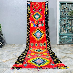vintage moroccan runner rug - hallway runner rug moroccan - berber runner rug - Vintage Morocco Runner