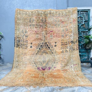 Vintage Moroccan Rug, Berber Boujaad Rug, Handmade Rug, Sheep Wool Rug, Perfect Rug For Home Decor, Traditional Moroccan Rug