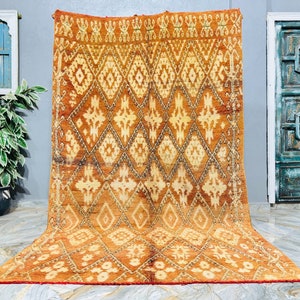 Vintage Berber Teppich: Handgefertigter Boujaad Wollteppich (1,50 m x 2,50 m)