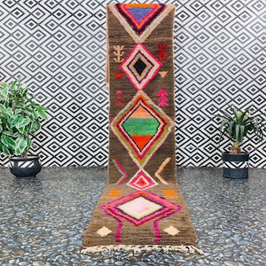 vintage moroccan runner rug - hallway runner rug moroccan - berber runner rug - Vintage Morocco Runner
