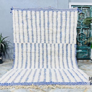 Moroccan berber rug - Beni ourain rug - Handmade rug - custom rug - morocco rug - handmade rug - beni ourain rug - Custom moroccan rug