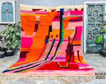 Gorgeous Moroccan Rug, New Boujaad Rug, Handmade Rug, Berber Rug, Custom Moroccan Rug, Large Area Rug