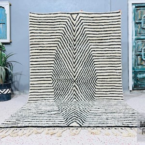 Custom Beni Ourain Rug: Handmade Wool Berber Carpet