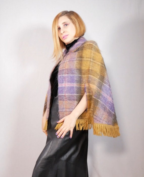 Mohair / Wool Cape By Andrew Stewart  Woven In Sc… - image 4