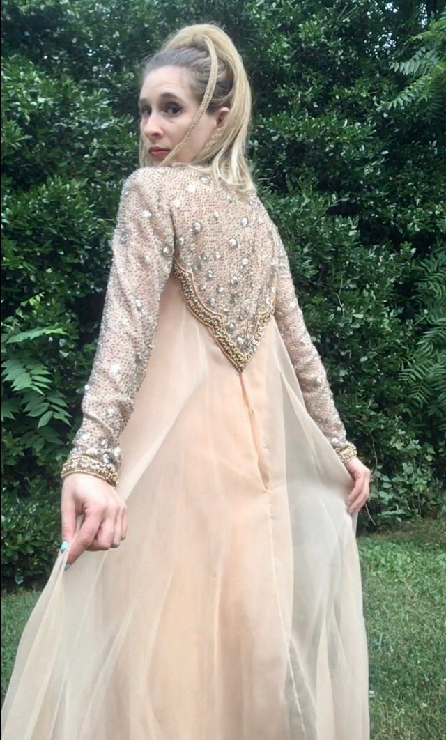 Victoria Royal LTD Gown Circa 1960/ 1970 Hollywood Glam Victoria Royal LTD Gown Circa 1960/ 1970 Hollywood Glam