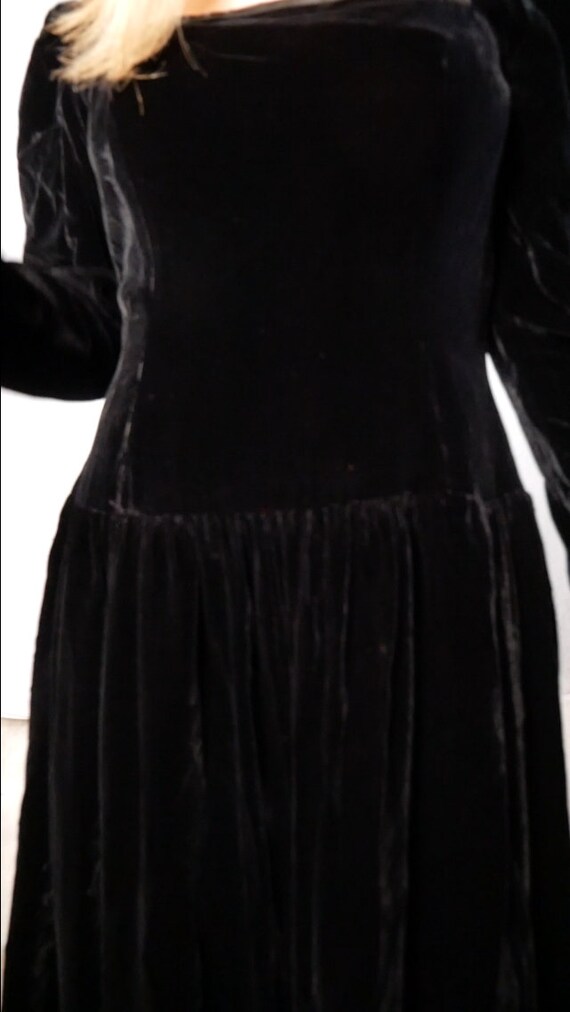 Oscar de la hot sale renta velvet dress
