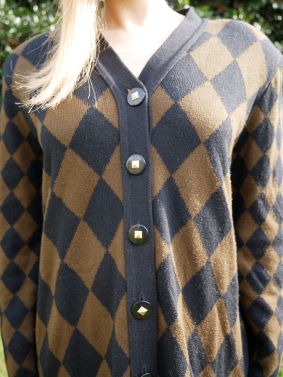 Ami Knits Cardigan Circa 1980s Etsy