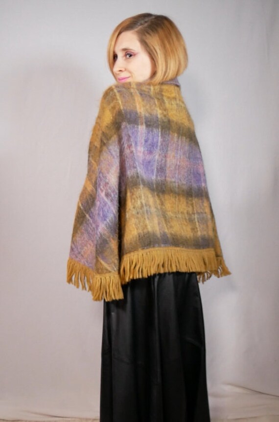 Mohair / Wool Cape By Andrew Stewart  Woven In Sc… - image 6