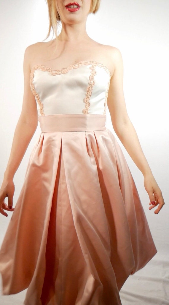 chinese dress ladies Women's Sequin Bow Dress in Pink | Size Small