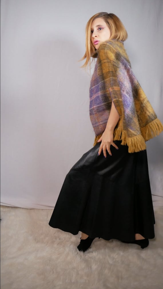 Mohair / Wool Cape By Andrew Stewart  Woven In Sc… - image 2