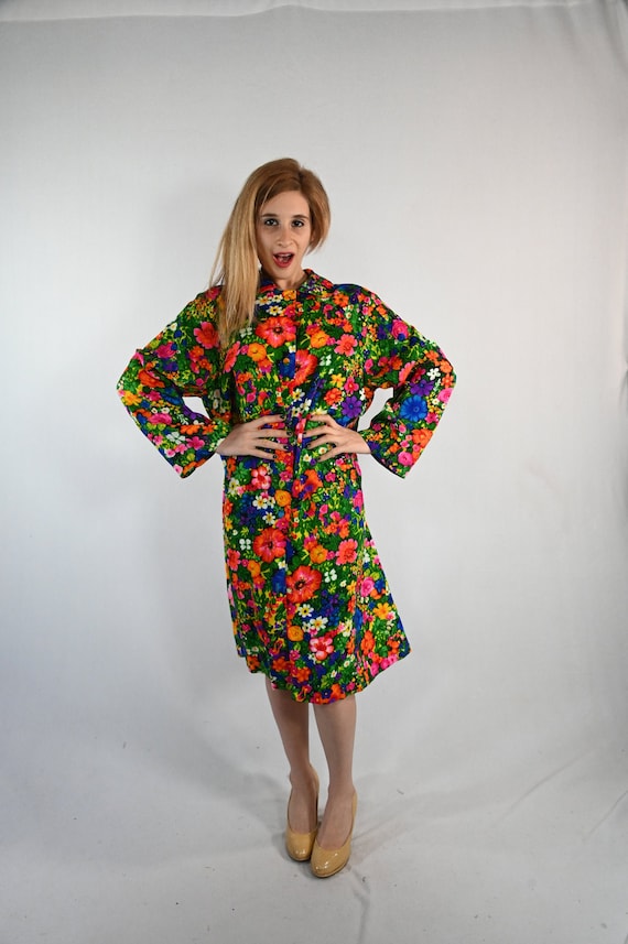 1960s/ 1970s Floral Robe