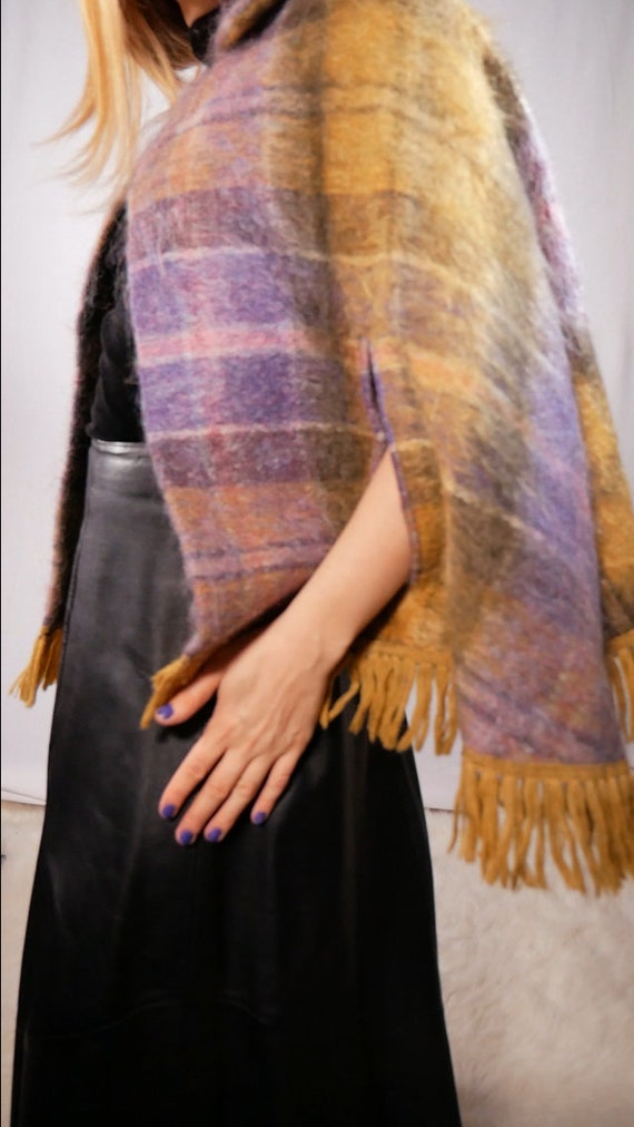 Mohair / Wool Cape By Andrew Stewart  Woven In Sc… - image 8