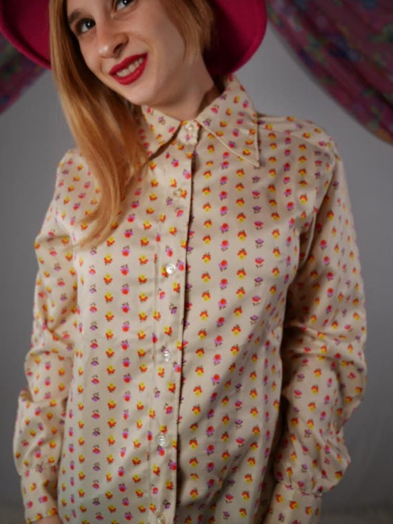 Lady Arrow  Button Down Circa 1970s - image 3