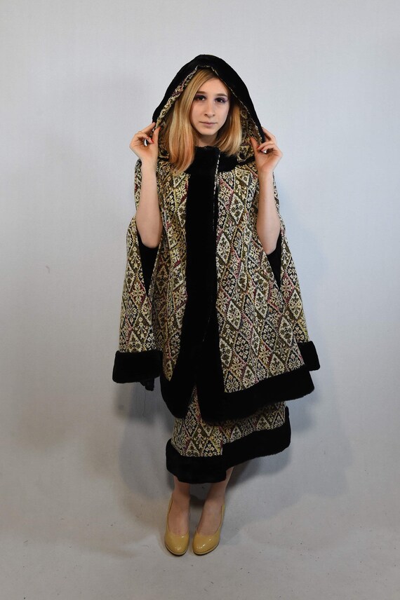Vintage Cloak and Skirt Set