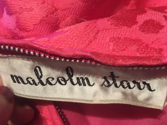Malcom Starr  Hot Pink  Leopard Print Mod Dress S… - image 10