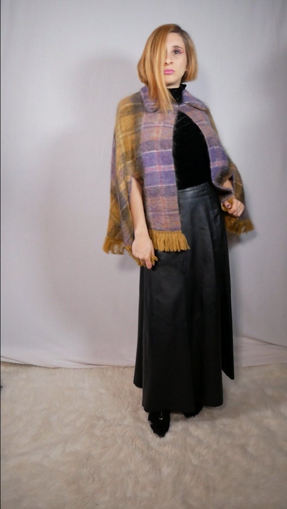 Mohair / Wool Cape By Andrew Stewart  Woven In Sc… - image 1