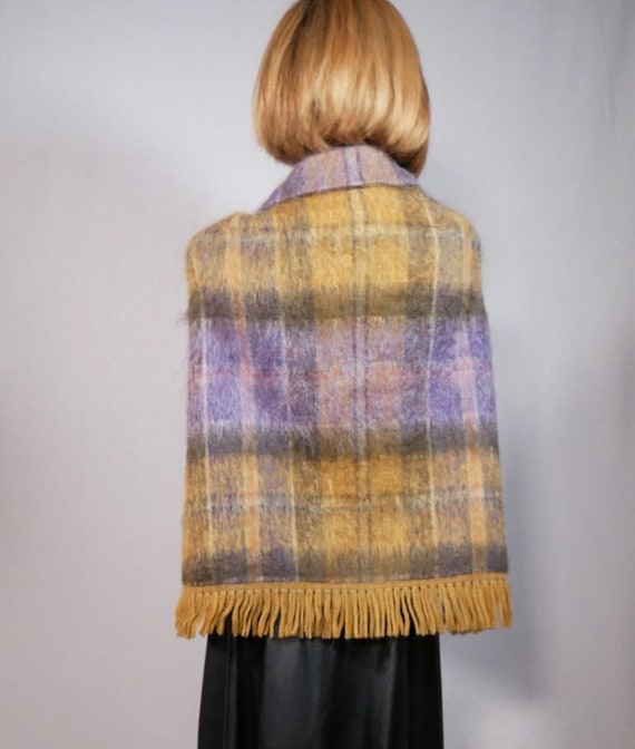 Mohair / Wool Cape By Andrew Stewart  Woven In Sc… - image 3
