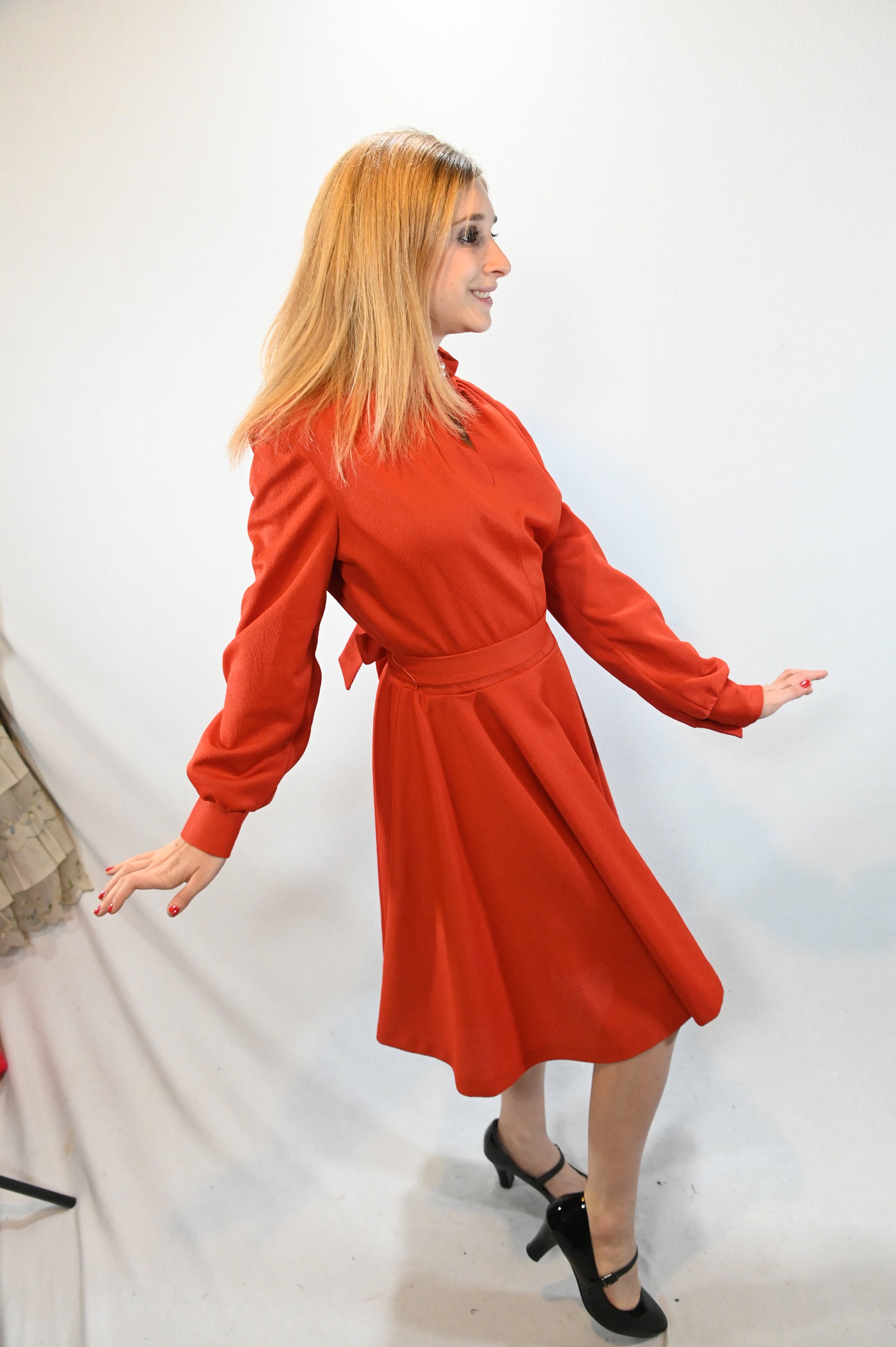 burnt orange dress with jacket 8 Jacket with Orange dress ideas