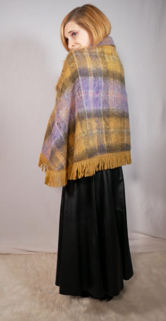 Mohair / Wool Cape By Andrew Stewart  Woven In Sc… - image 5