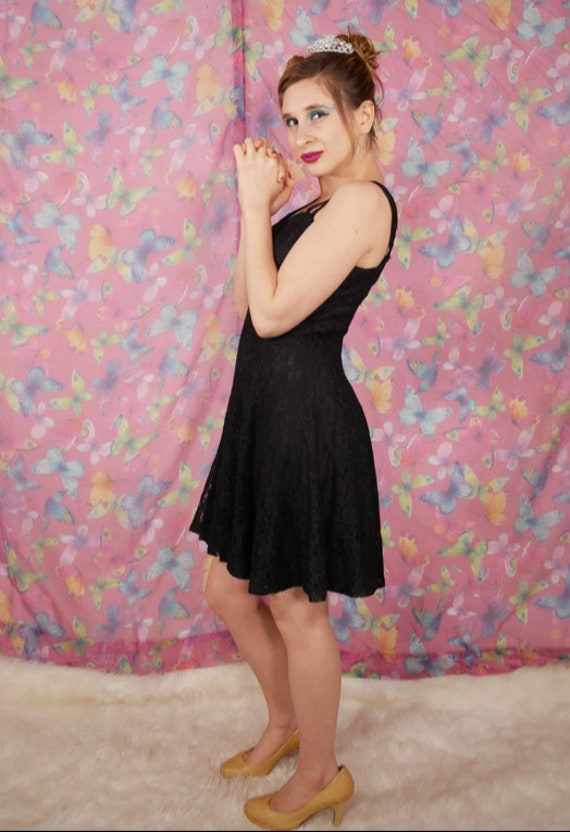 All That Jazz Lace Dress Circa 1990 Gem