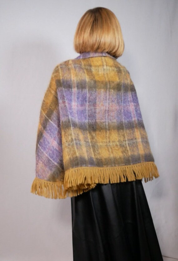 Mohair / Wool Cape By Andrew Stewart  Woven In Sc… - image 7