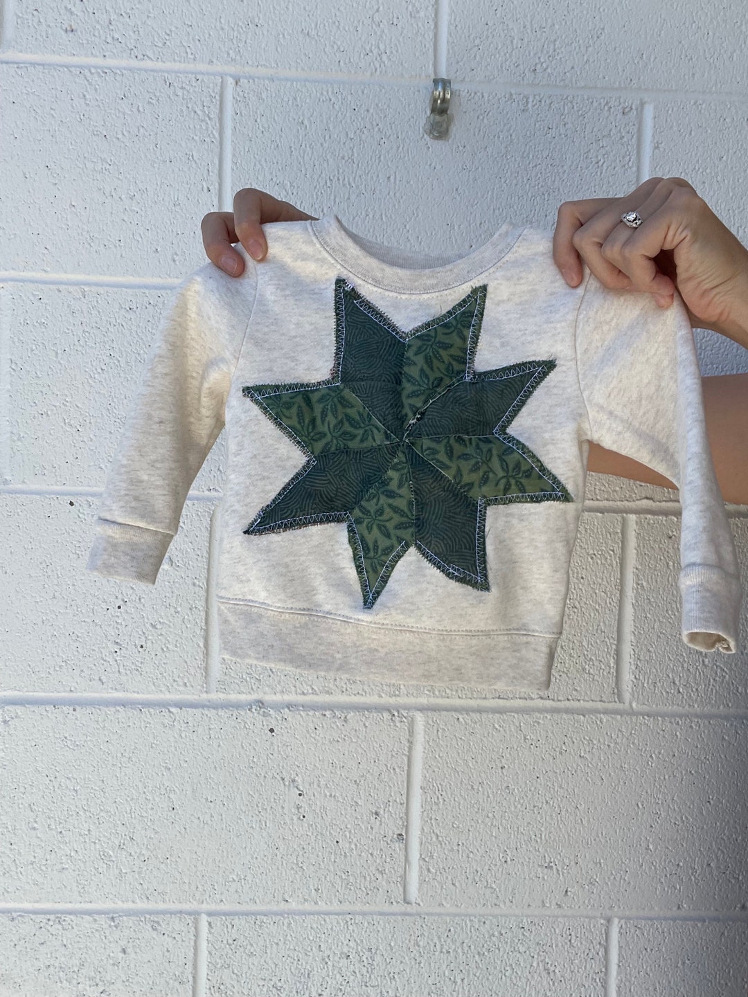 Star Handmade Quilted Sweatshirt main image 0