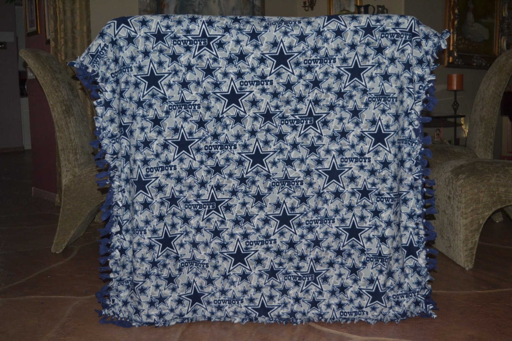 Dallas Cowboys Fleece Blanket Etsy