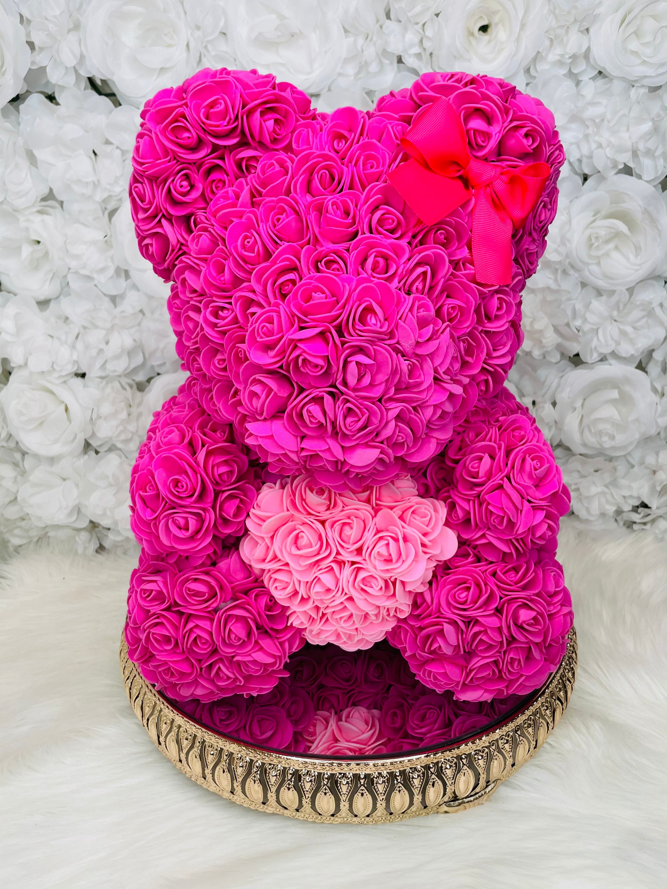 pink teddy bear rose