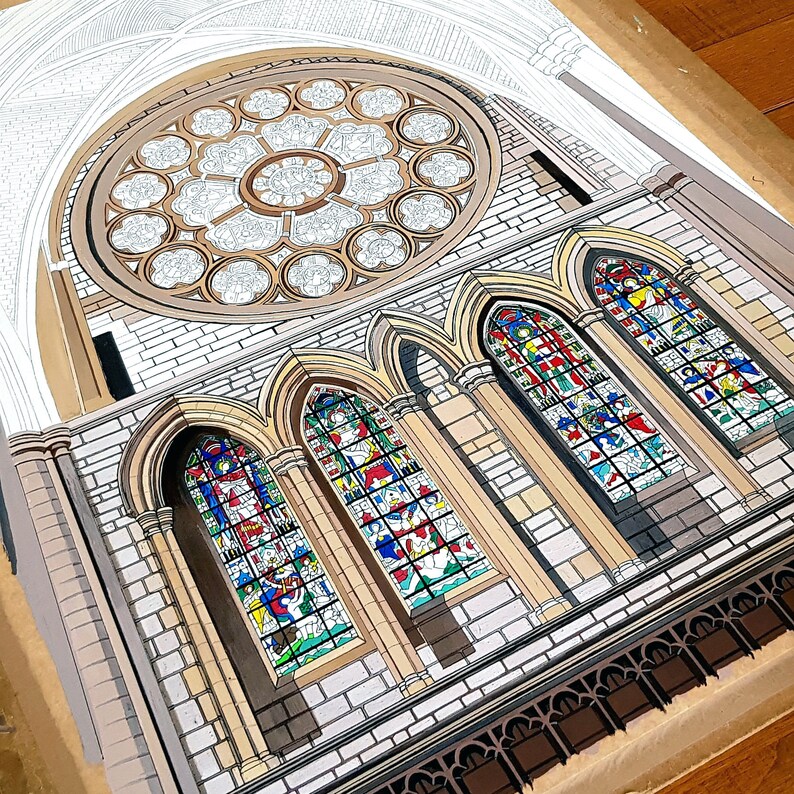 Cathedral Art Truro Cathedral Stained Glass Window Etsy