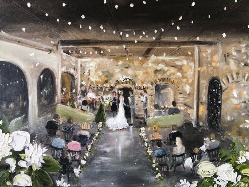 Live Wedding painting by Leanne Larson Downpayment image 6